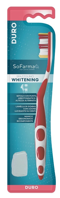 SPAZZOLINO WHITE SETOLE DURE SOFARMAPIU' - Pharmaleader