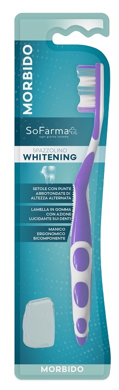 SPAZZOLINO WHITENING SETOLE MORBIDE SOFARMAPIU' - Pharmaleader