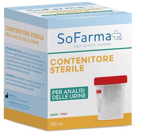 CONTENITORE URINA IN POLIPROPILENE DA 120 ML SOFARMAPIU' - Pharmaleader