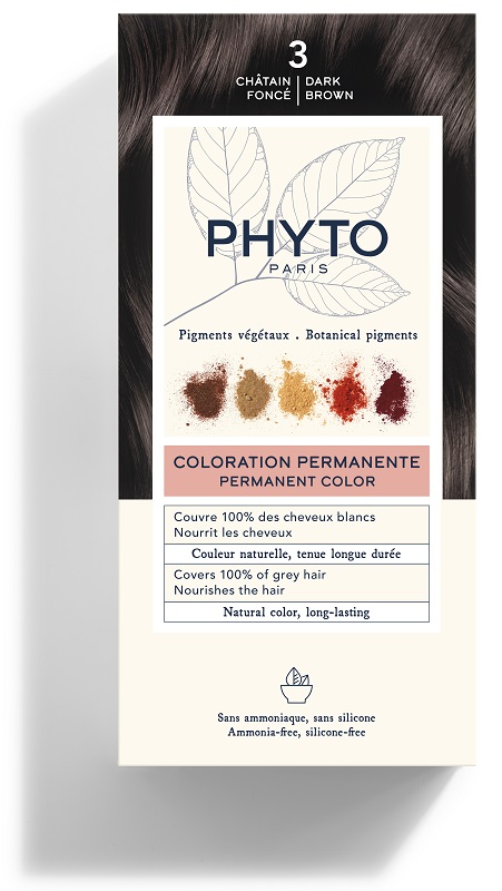 COLOR KIT 3 CASTANO SCURO LATTE RIVELATORE 50 ML + CREMA COLORANTE 50 ML + MASCHERA PROTETTIVA COLORE 12 ML + GUANTI - Pharmaleader