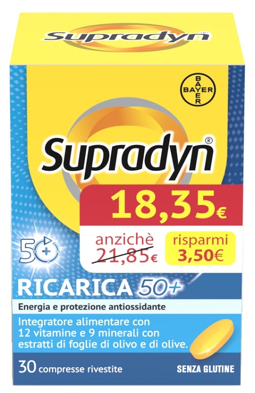 SUPRADYN RICARICA 50+ 30 COMPRESSE RIVESTITE PROMO - Pharmaleader