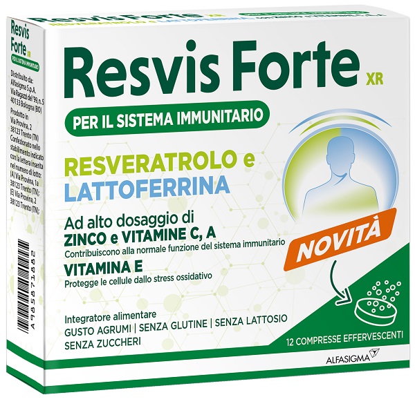 RESVIS FORTE XR 12 COMPRESSE EFFERVESCENTI - Pharmaleader