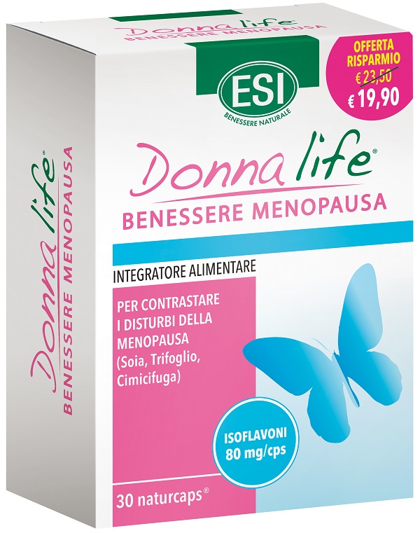 ESI DONNA LIFE MENOPAUSA OFFERTA 30 NATURCAPS - Pharmaleader