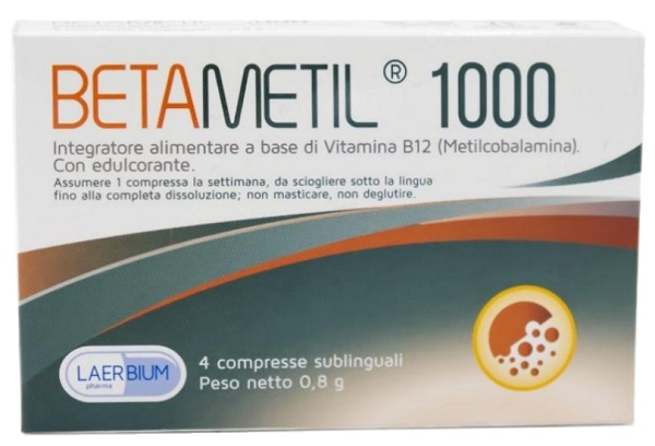 BETAMETIL 1000 4 COMPRESSE SUBLINGUALI - Pharmaleader