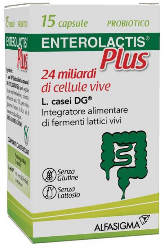 ENTEROLACTIS PLUS 15 CAPSULE - Pharmaleader