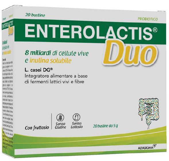 ENTEROLACTIS DUO INULINA 20 BUSTINE 5 G - Pharmaleader