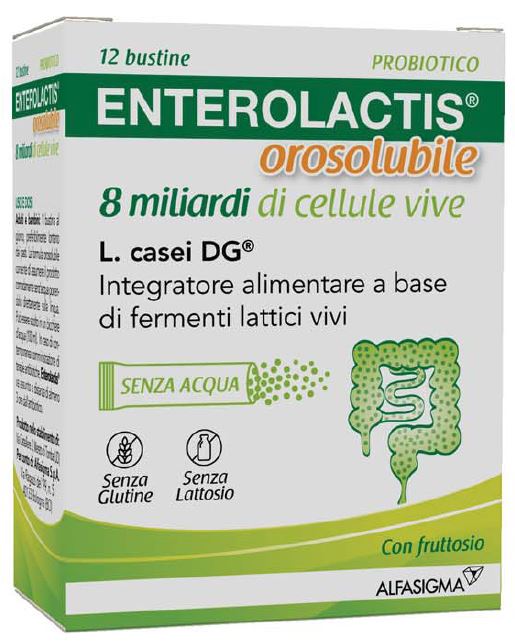 ENTEROLACTIS OROSOLUBILE 12 BUSTINE - Pharmaleader