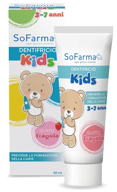 DENTIFRICIO KIDS 50 ML SOFARMAPIU' - Pharmaleader