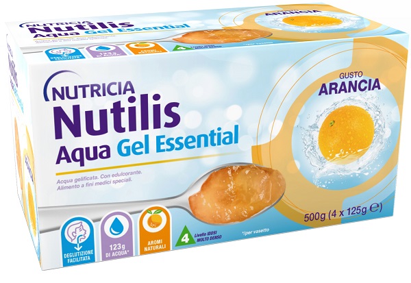 NUTILIS AQUA GEL ARANCIA 4 PEZZI DA 125 G - Pharmaleader