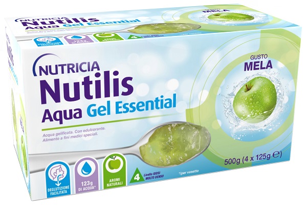 NUTILIS AQUA GEL MELA 4 PEZZI DA 125 G - Pharmaleader