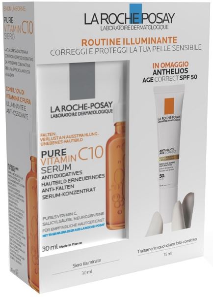 KIT VITAMIN C10 SIERO 30 ML+AGE 15 ML - Pharmaleader