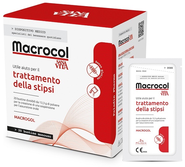 SANAVITA MACROCOL PLUS 20 BUSTINE DA 13,81 G - Pharmaleader