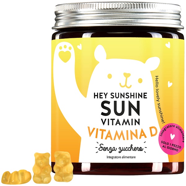 HEY SUNSHINE SUN VITAMINS MIT D3 SUGARFREE 45 CARAMELLE GOMMOSE - Pharmaleader