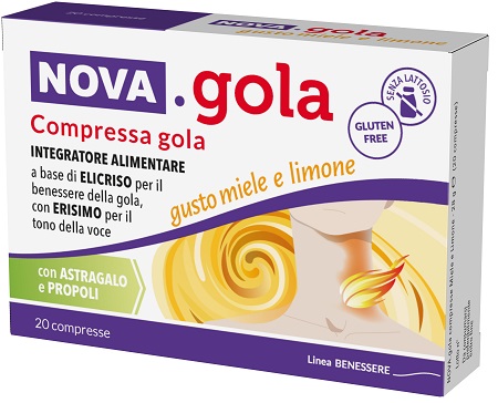 NOVA GOLA MIELE LIMONE 20 COMPRESSE - Pharmaleader