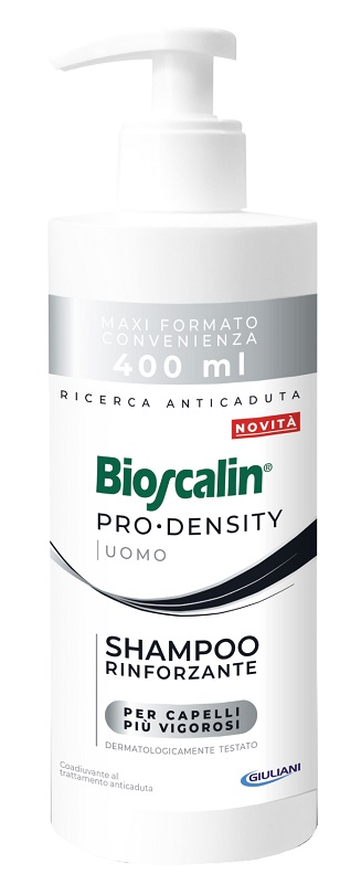 BIOSCALIN PRO DENSITY UOMO SHAMPOO RINFORZANTE 400 ML - Pharmaleader