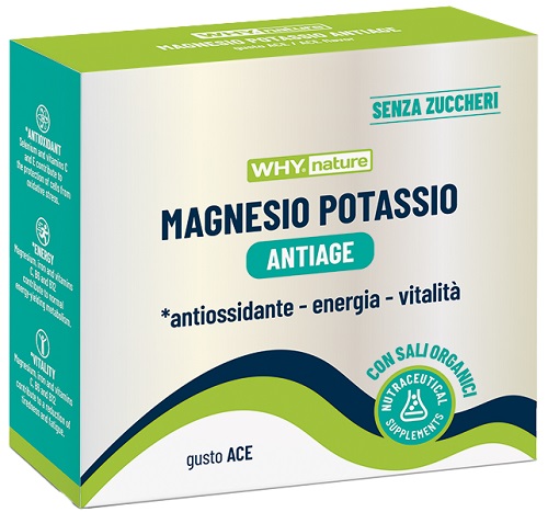 WHYNATURE MAGNESIO POTASSIO ANTIAGE 10 BUSTINE - Pharmaleader