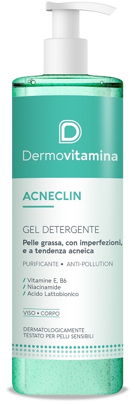 DERMOVITAMINA ACNECLIN GEL DETERGENTE 400 ML - Pharmaleader