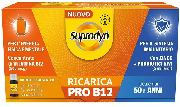 SUPRADYN RICARICA PRO B12 10 FLACONCINI - Pharmaleader