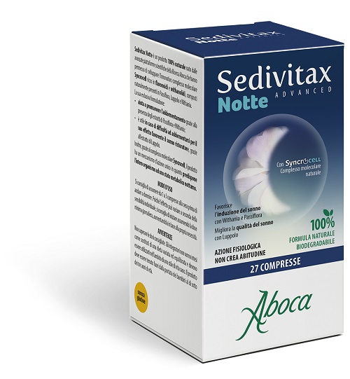 SEDIVITAX NOTTE ADVANCED 27 COMPRESSE - Pharmaleader