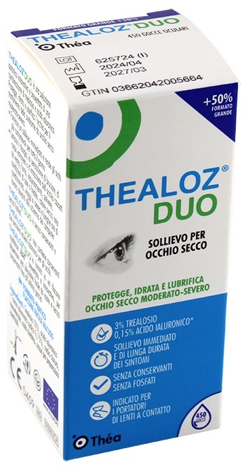 THEALOZ DUO SOLUZIONE OFTALMICA FLACONE 15 ML - Pharmaleader