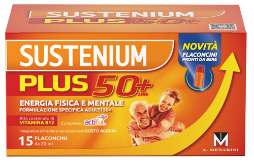 SUSTENIUM PLUS 50+ 15 FLACONCINI - Pharmaleader