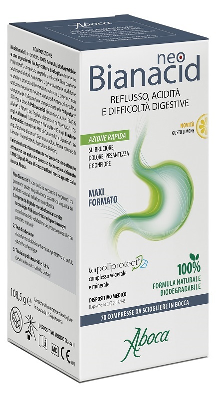 NEOBIANACID 70 COMPRESSE LIMONE - Pharmaleader