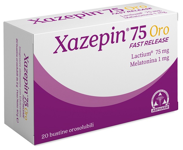 XAZEPIN 75 ORO FAST RELEASE 20 BUSTINE - Pharmaleader