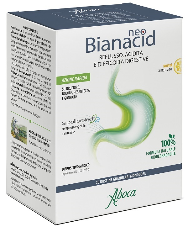 NEOBIANACID 20 BUSTINE LIMONE - Pharmaleader